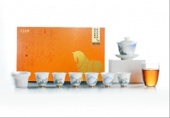 八马春山茶舍图茶具套组