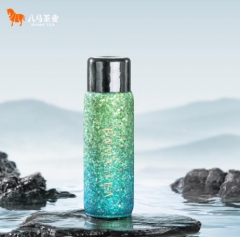 钛晶随身焖茶杯2.0渐变系列-390ml-千山青