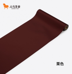 八马纯色茶席-栗色