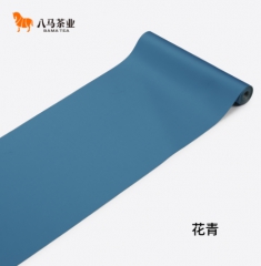 八马纯色茶席-花青
