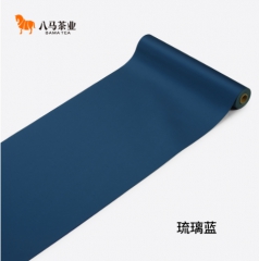 八马纯色茶席-琉璃蓝