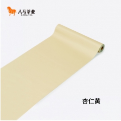 八马纯色茶席-杏仁黄